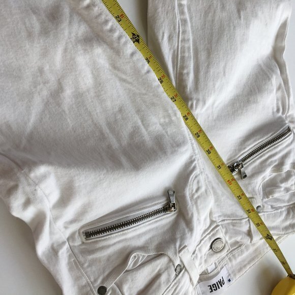 PAIGE 'Indio Zip'‎ Skinny Stretch Jeans Size 26 - Picture 10 of 10